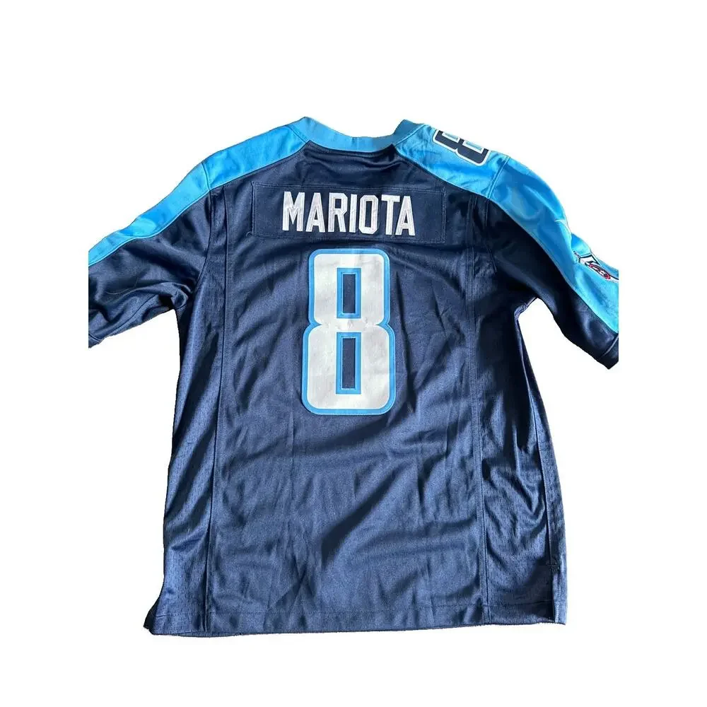 Nike Tennessee Titans Marcus Mariota Jersey Size M Navy Blue NWT